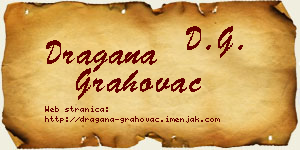 Dragana Grahovac vizit kartica